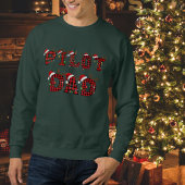 Sweatshirt Père pilote pull de Noël laid Aviation Drôle