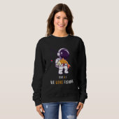 Sweatshirt Pères-Astronaut-Pêche-Papa-Maman Fête des pères d' (Devant entier)