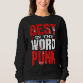Sweatshirt Perfection punk : design noir suprême (Devant)