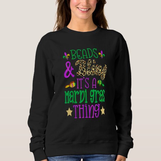 Sweatshirt Perles & Bling C'est un Mardi (Devant)