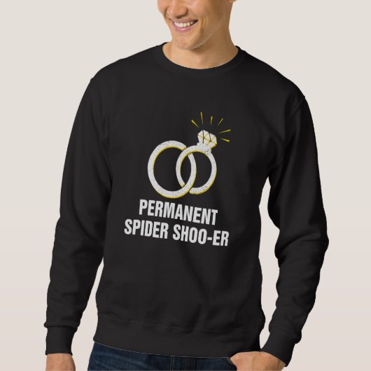 Sweatshirt Permanent Spider Shooer Husband and Wife Spouse H (Devant)