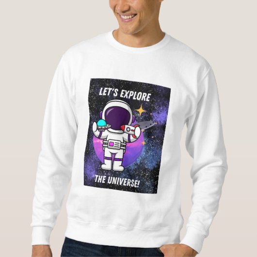 Sweatshirt permet d'explorer l'univers (Devant)