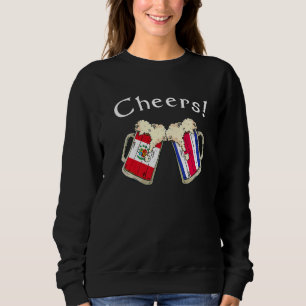 Sweatshirt Pérou Costa Rica Drapeau Acclamations Bière Cultiv
