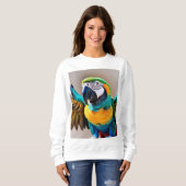 Sweatshirt Perroquet (Devant entier)