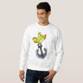 Sweatshirt Perroquet à l'ancre (Devant entier)