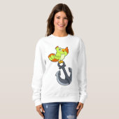 Sweatshirt Perroquet avec Ancre (Devant entier)