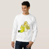 Sweatshirt Perroquet avec banane (Devant entier)