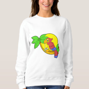 Sweatshirt Perroquet avec noix de coco