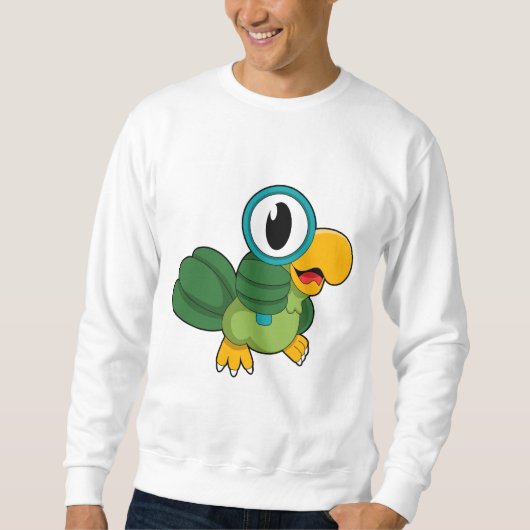Sweatshirt Perroquet avec verre de nivellement (Devant)