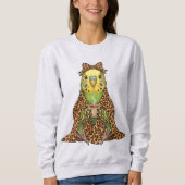 Sweatshirt Perroquet Confortable dans une Couverture à Imprim (Devant)