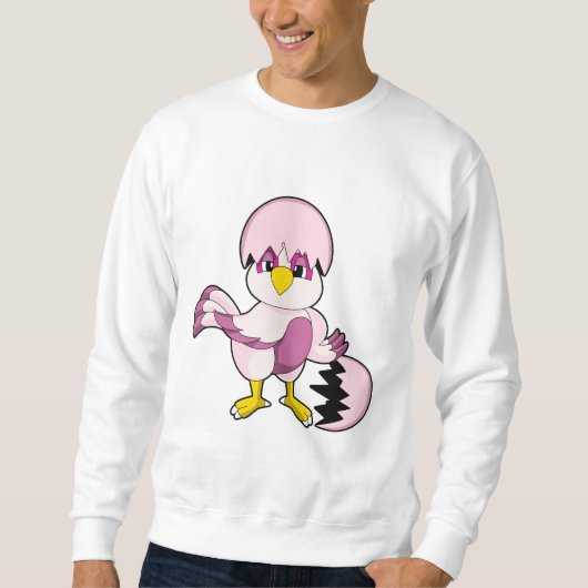 Sweatshirt Perroquet dans Oeuf avec Eggshell.PNG (Devant)