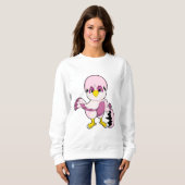 Sweatshirt Perroquet dans Oeuf avec Eggshell.PNG (Devant entier)