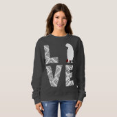 Sweatshirt Perroquet gris d'Afrique (Devant entier)