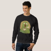 Sweatshirt Perruche à café (Devant entier)