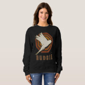 Sweatshirt Perruche Vintage Rétro Classique Amour des Animaux (Devant entier)
