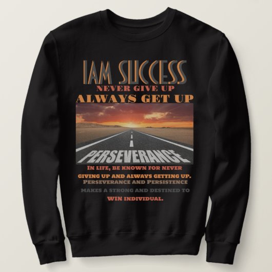 SWEATSHIRT PERSEVÉRANCE (Design devant)