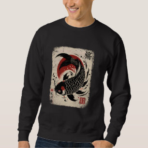 Sweatshirt Persévérance Koi Carp Koi Fish Sakura Nis