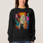 Sweatshirt Persian Cat Art (Devant)