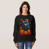 Sweatshirt Persian Cat Halloween (Devant entier)