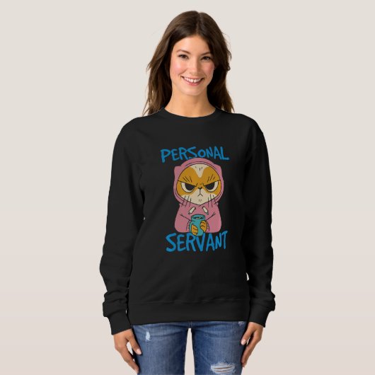 Sweatshirt Personal Cat Servant Premium (Devant entier)