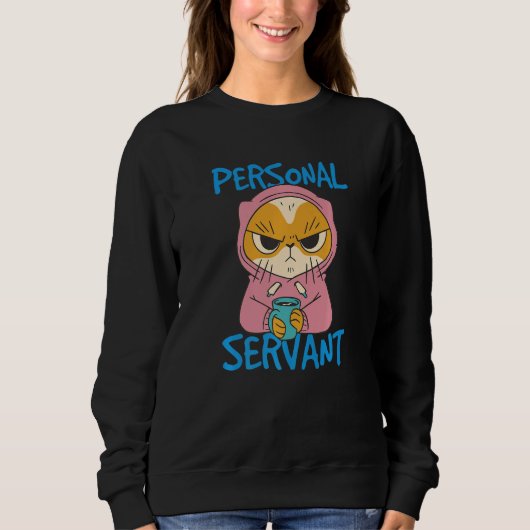 Sweatshirt Personal Cat Servant Premium (Devant)