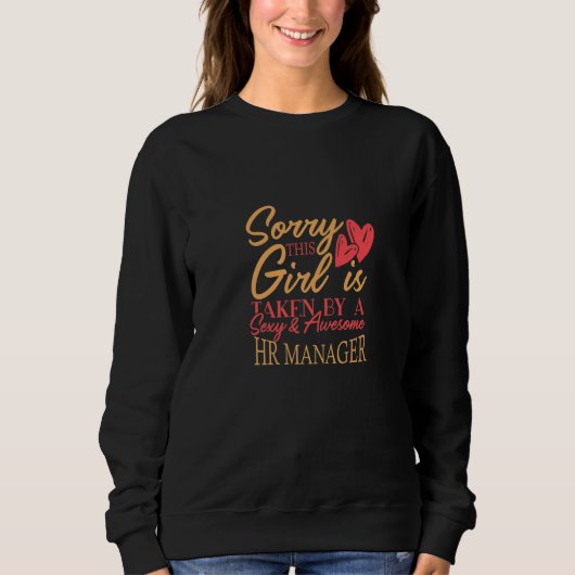 Sweatshirt Personal Manager Work Job Husband Wife Saying Ever (Devant)