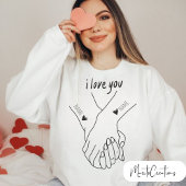 Sweatshirt Personalised  for couples, valentine's day 