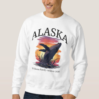 Sweatshirt Personalized Alaska family vacation 