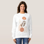 Sweatshirt Personalized Botanical Sunrise | Nature Vibes  (Devant entier)