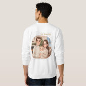 Sweatshirt Personalized Child’s First Christmas Hoodie – Men’ (Dos entier)