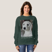 Sweatshirt Personalized Double Sided Photo Text (Devant entier)