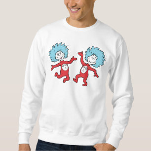 Sweatshirt Personnage Chose 1 et Chose 2 de Dr Seuss