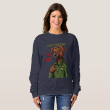 Personnage de chien avec citation de film iconique