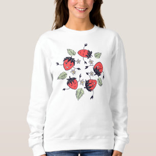 Sweatshirt Personnages de fraises Cute Kawaii Fruit Girl