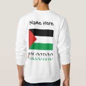 Sweatshirt Personnalisation de la Palestine et du drapeau pal (Dos)