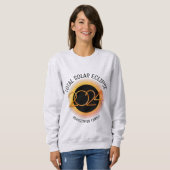 Sweatshirt Personnalisé 2024 TOTAL SOLAR ECLIPSE Famille (Devant entier)