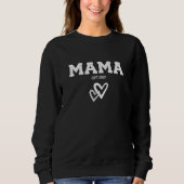 Sweatshirt personnalisé à la mode MAMA (Devant)