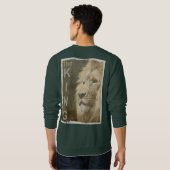 Sweatshirt Personnalisé Deux côtés Imprimer Pop Art Lion Head (Dos entier)