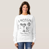 Sweatshirt Personnalisé Las Vegas Bachelorette Party (Devant entier)