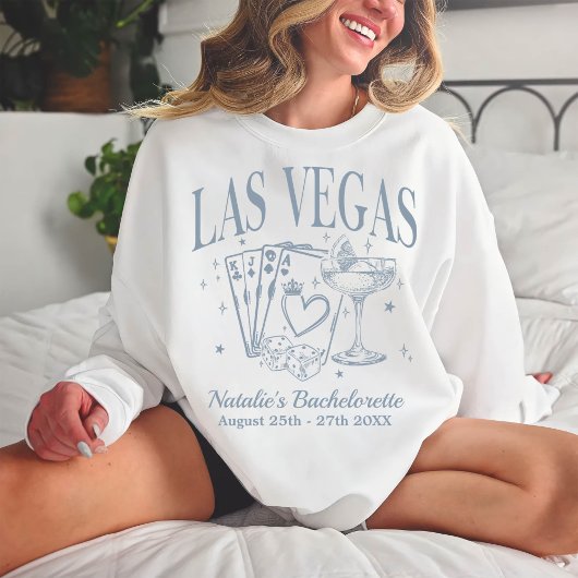 Sweatshirt Personnalisé Las Vegas Bachelorette Party