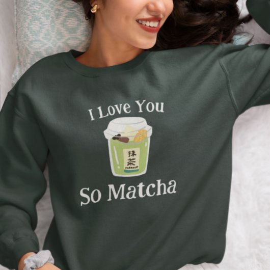 Sweatshirt personnalisé Matcha Green Tea