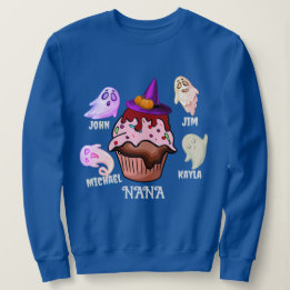 Sweatshirt Personnalisé Noms des Enfants Halloween Gouls Gobl