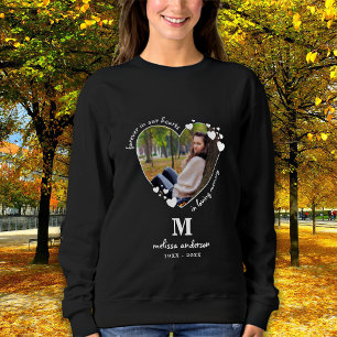 Sweatshirt Personnalisé pour toujours dans nos coeurs Photo M