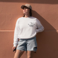 Personnalisée Mme avec nom, Fiançailles, épouse Sw