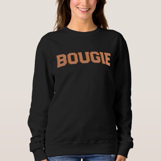 Sweatshirt Personnalisez la BOUGIE orange rétro 70 (Devant)