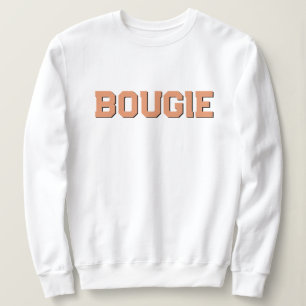 Sweatshirt Personnalisez la BOUGIE orange rétro 70