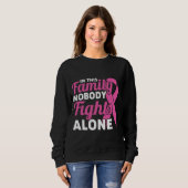 Sweatshirt Personne ne combat seul (Devant entier)