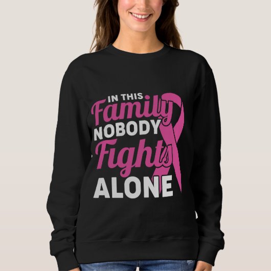 Sweatshirt Personne ne combat seul (Devant)
