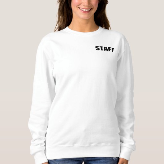 Sweatshirt Personnel d'impression recto verso Ajouter Logo Fe (Devant)