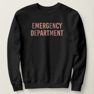 Sweatshirt Personnel du service des urgences infirmière T